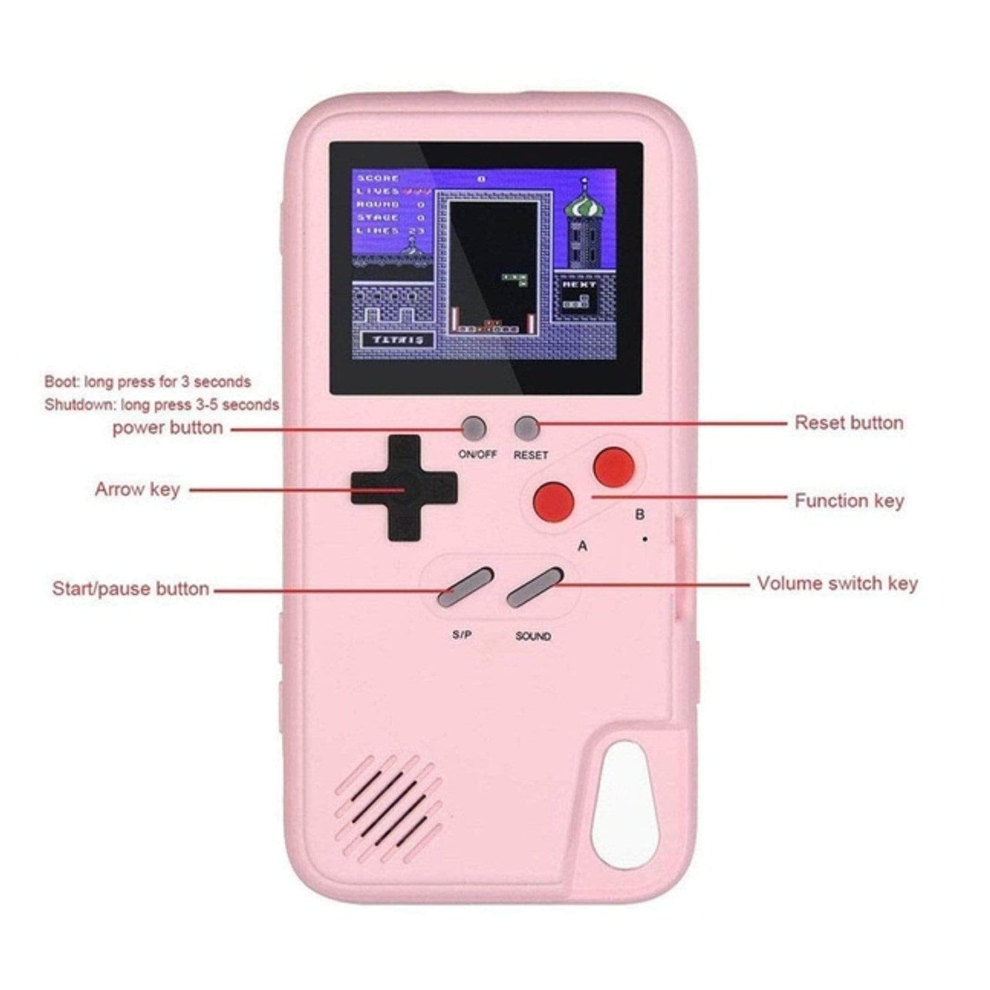 Retro Gaming Console Handheld 36 Color Games iPhone Compatible - A Horizon Dawn