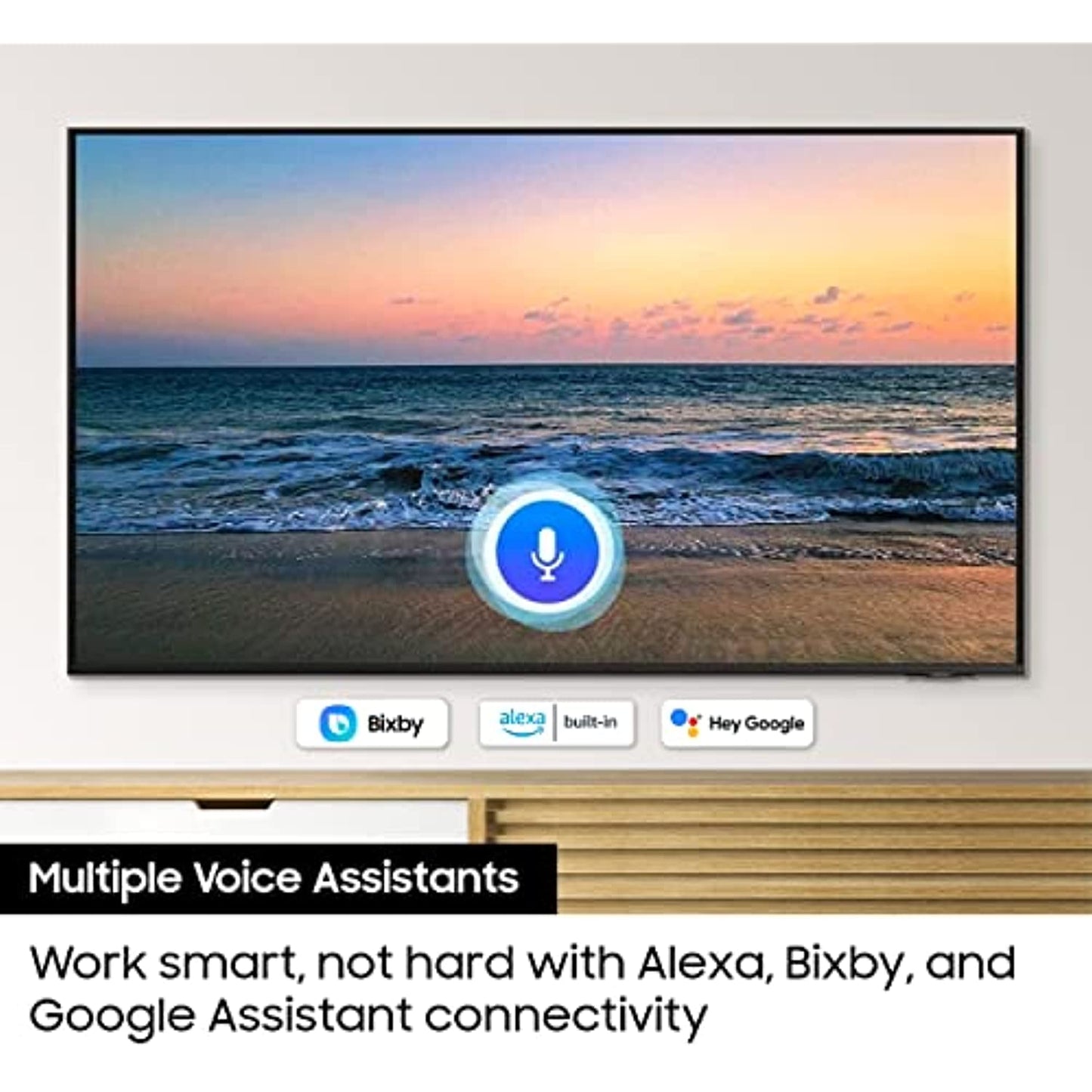 SAMSUNG 50 - Inch Class Crystal UHD AU8000 Series - 4K UHD HDR Smart TV with Alexa Built - in (UN50AU8000FXZA, 2021 Model) - A Horizon Dawn