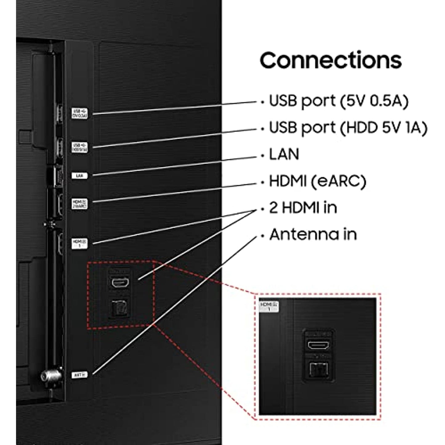 SAMSUNG 50 - Inch Class Crystal UHD AU8000 Series - 4K UHD HDR Smart TV with Alexa Built - in (UN50AU8000FXZA, 2021 Model) - A Horizon Dawn