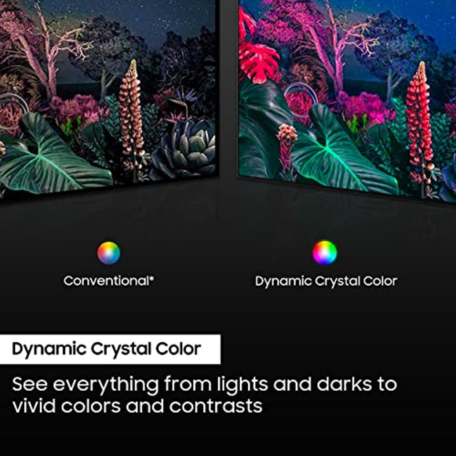 SAMSUNG 50 - Inch Class Crystal UHD AU8000 Series - 4K UHD HDR Smart TV with Alexa Built - in (UN50AU8000FXZA, 2021 Model) - A Horizon Dawn