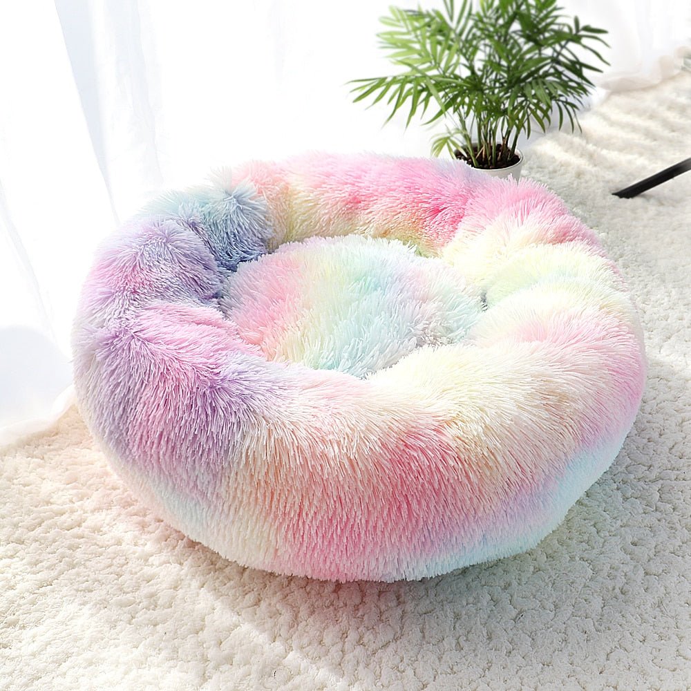 Soft Pet Dog Bed Long Plush Winter Cat Mat Dog Beds For Small Medium Large Dogs House Round Cushion Pet Product Accessories - A Horizon Dawn