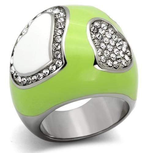 Stainless Steel Ring Green - A Horizon Dawn
