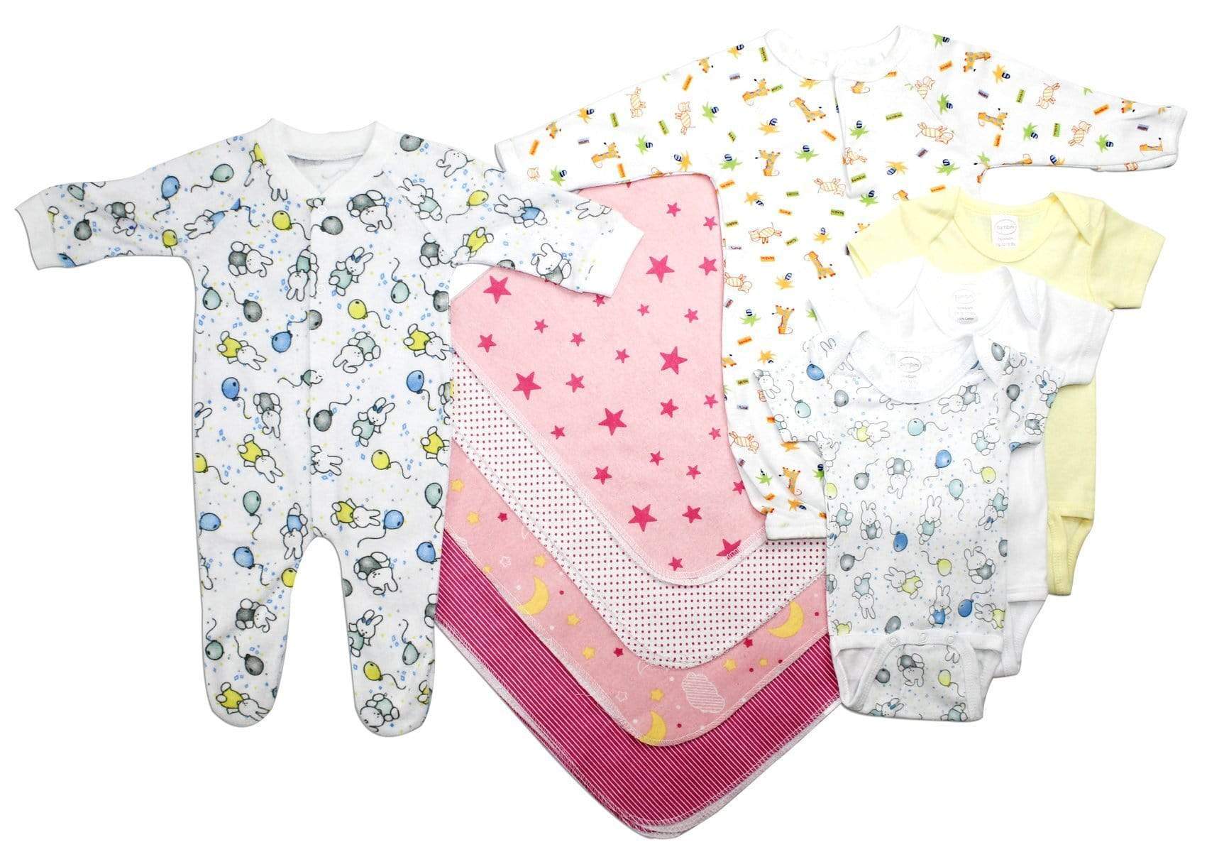 The Best Newborn Baby 9 Pc Layette Set - A Horizon Dawn