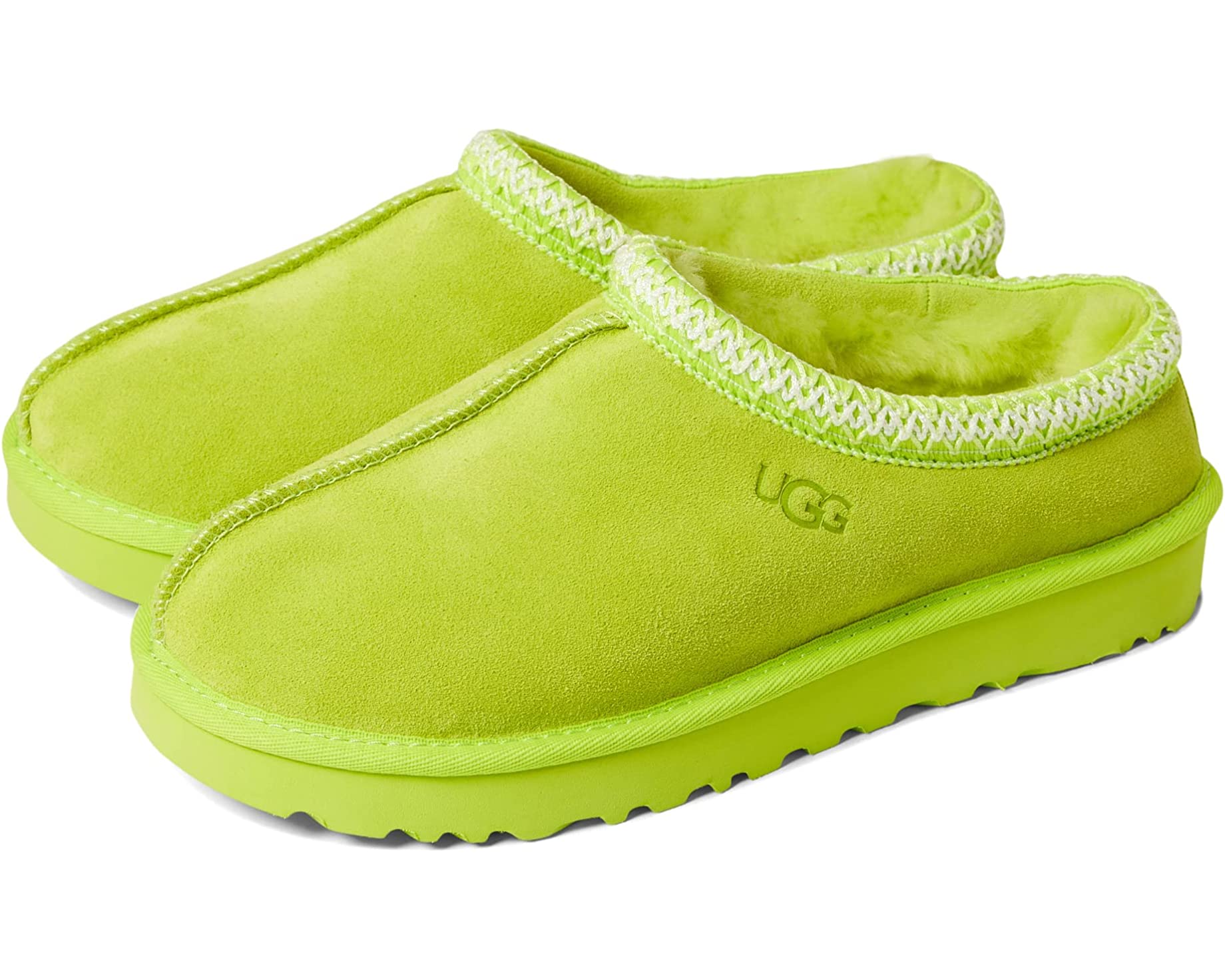 UGG-Women Tasman Key Lime Wide Toe Slippers 6-M-US-6 - A Horizon Dawn
