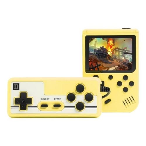 Yellow Angel Kids Game Console Yellow with Gamepad / United States Video- Game -Console -3.0 -Inch- 500 -Games