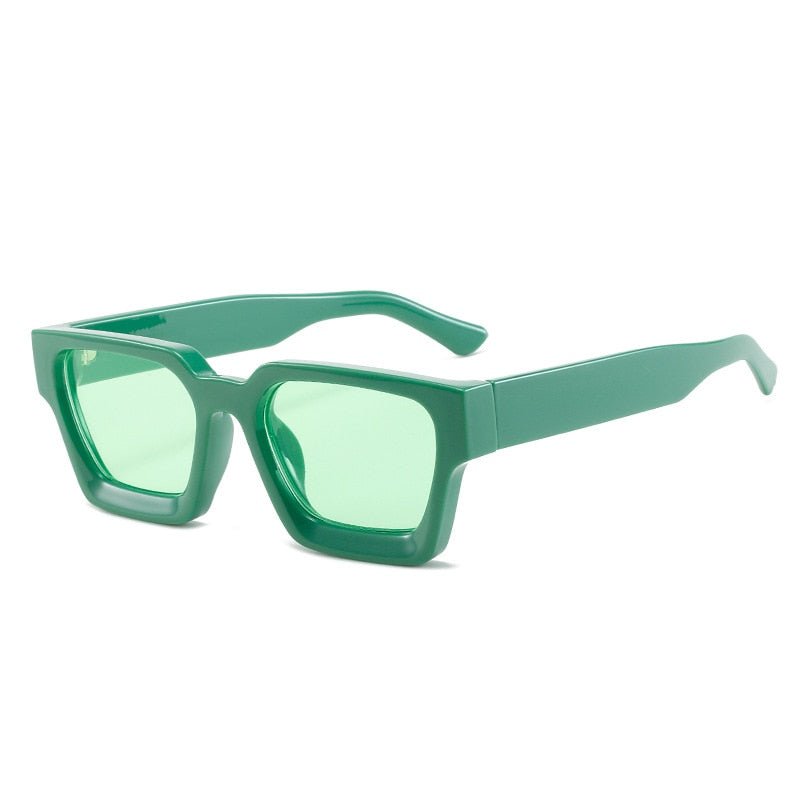 YOOSKE Vintage Small Square Sunglasses for Men Women Luxury Brand Designer Retro Sun Glasses Unisex Ins Popular Shades Eyewear - A Horizon Dawn