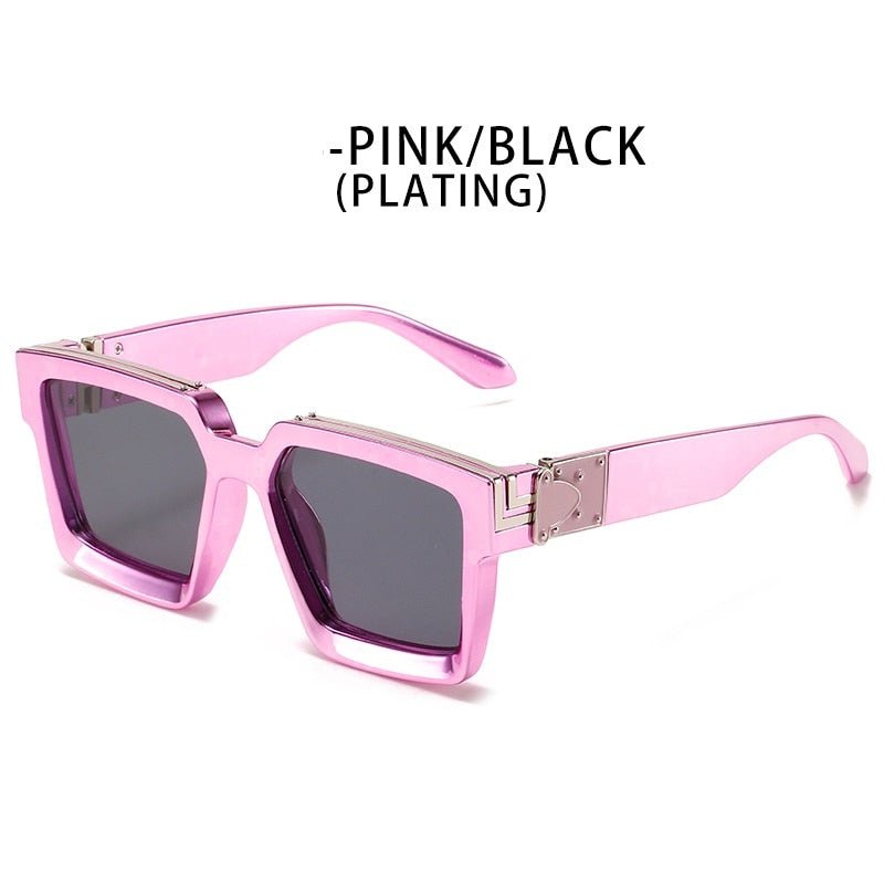 ZFYCOL-Óculos de sol Steampunk quadrados para homens e mulheres, óculos antireflexo, tendência retrô, marca designer, luxo, 2023 - A Horizon Dawn