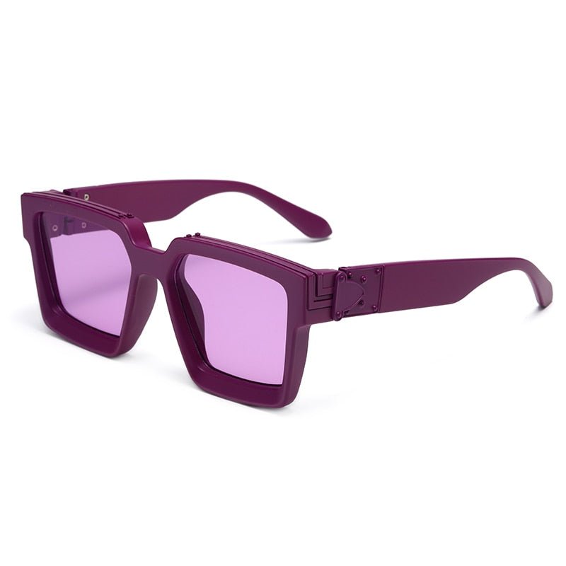 ZFYCOL-Óculos de sol Steampunk quadrados para homens e mulheres, óculos antireflexo, tendência retrô, marca designer, luxo, 2023 - A Horizon Dawn